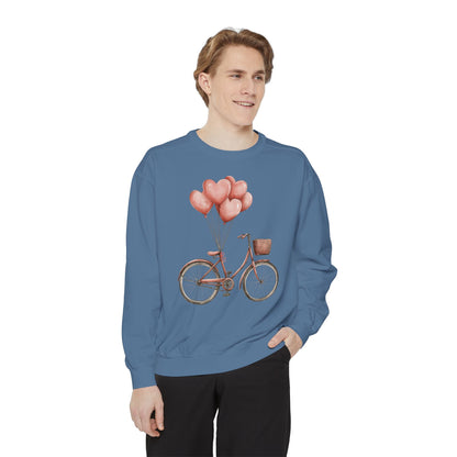 Vintage Bike Dreams: Unisex Garment-Dyed Sweatshirt