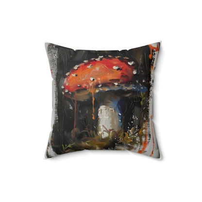 Square Oil colored Mushroom Cushion