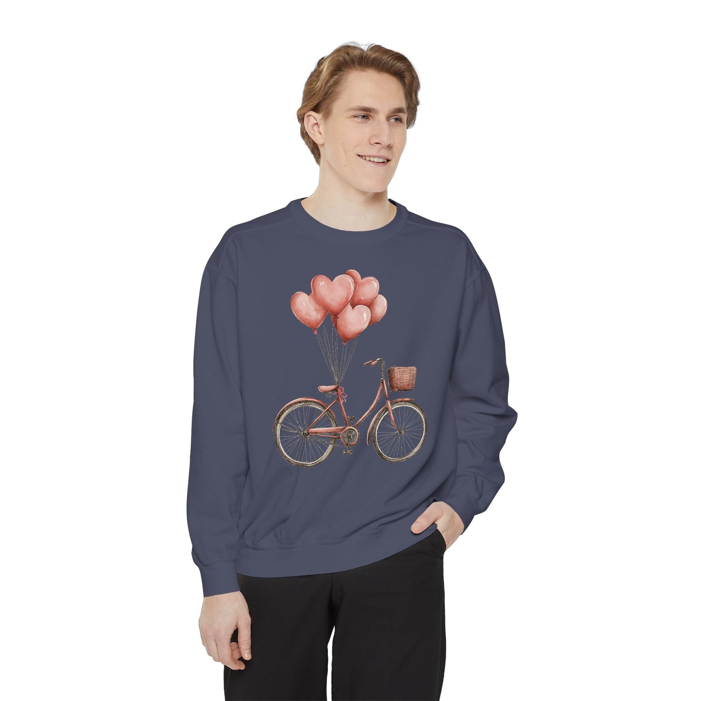 Vintage Bike Dreams: Unisex Garment-Dyed Sweatshirt
