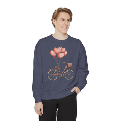 Vintage Bike Dreams: Unisex Garment-Dyed Sweatshirt
