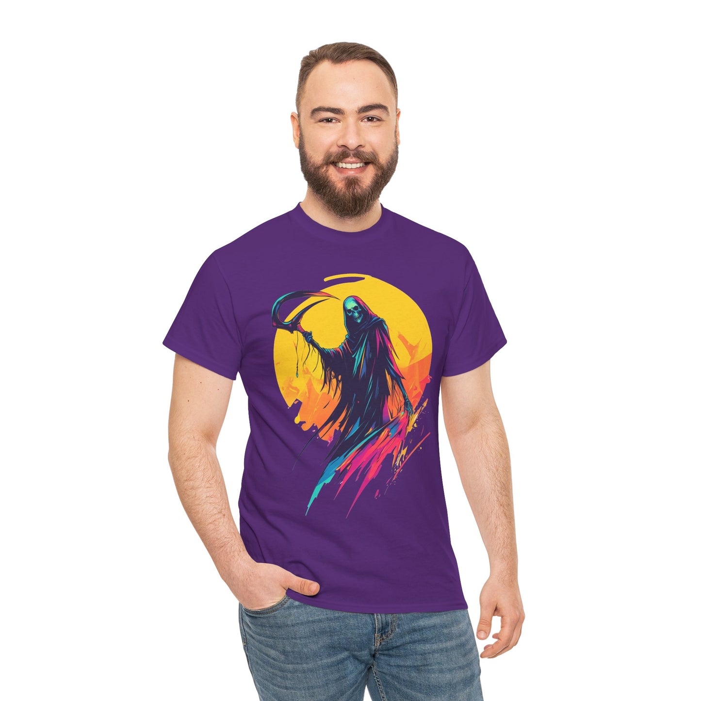 Spooky T-shirt - Unisex Heavy Cotton Tee - Halloween Tee