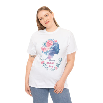 Floral Mother’s Day Heavy Cotton Tee - Gift for Mom