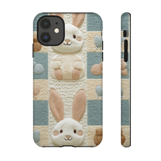Adorable Rabbits Phone Case – Cute & Durable Protection - iPhone, Samsung, and Google case