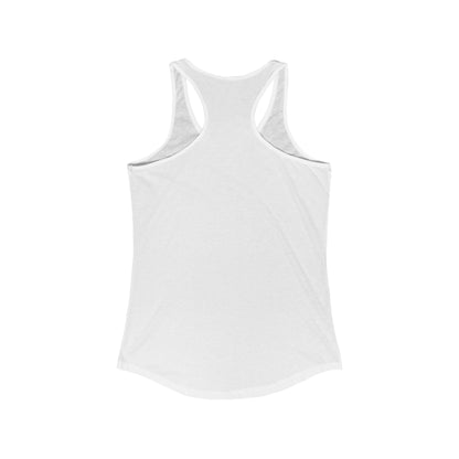Women’s Tank Top – Minimalist Floral Face Line Art Design Top - Summer Top - Soft & Breathable Top - Women's Ideal Racerback Tank