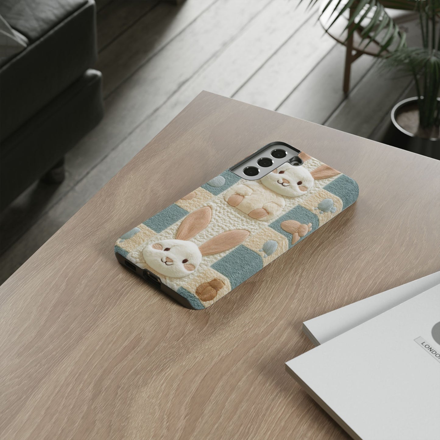 Adorable Rabbits Phone Case – Cute & Durable Protection - iPhone, Samsung, and Google case