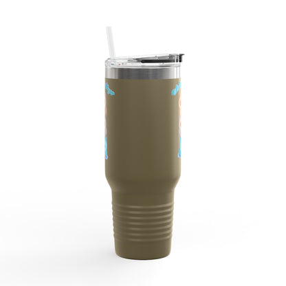 Cute Owl Insulated Travel Mug - 40oz, Perfect for Coffee Lovers
