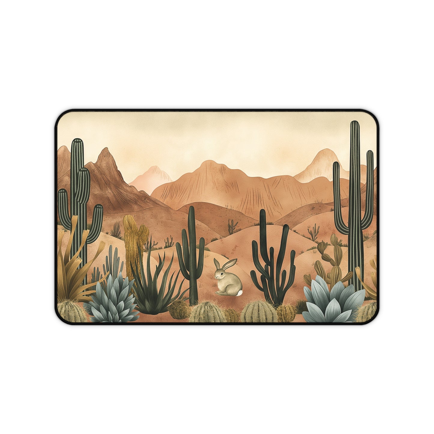 Desert Landscape Mousepad 12” × 18”