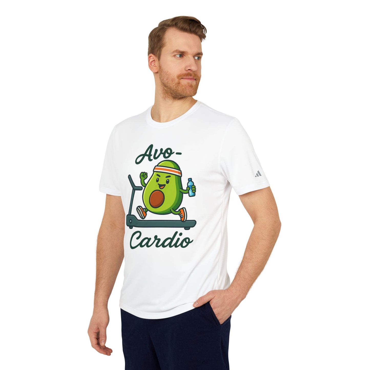 Adidas® Funny Avocado Cardio Workout Tee (Unisex)