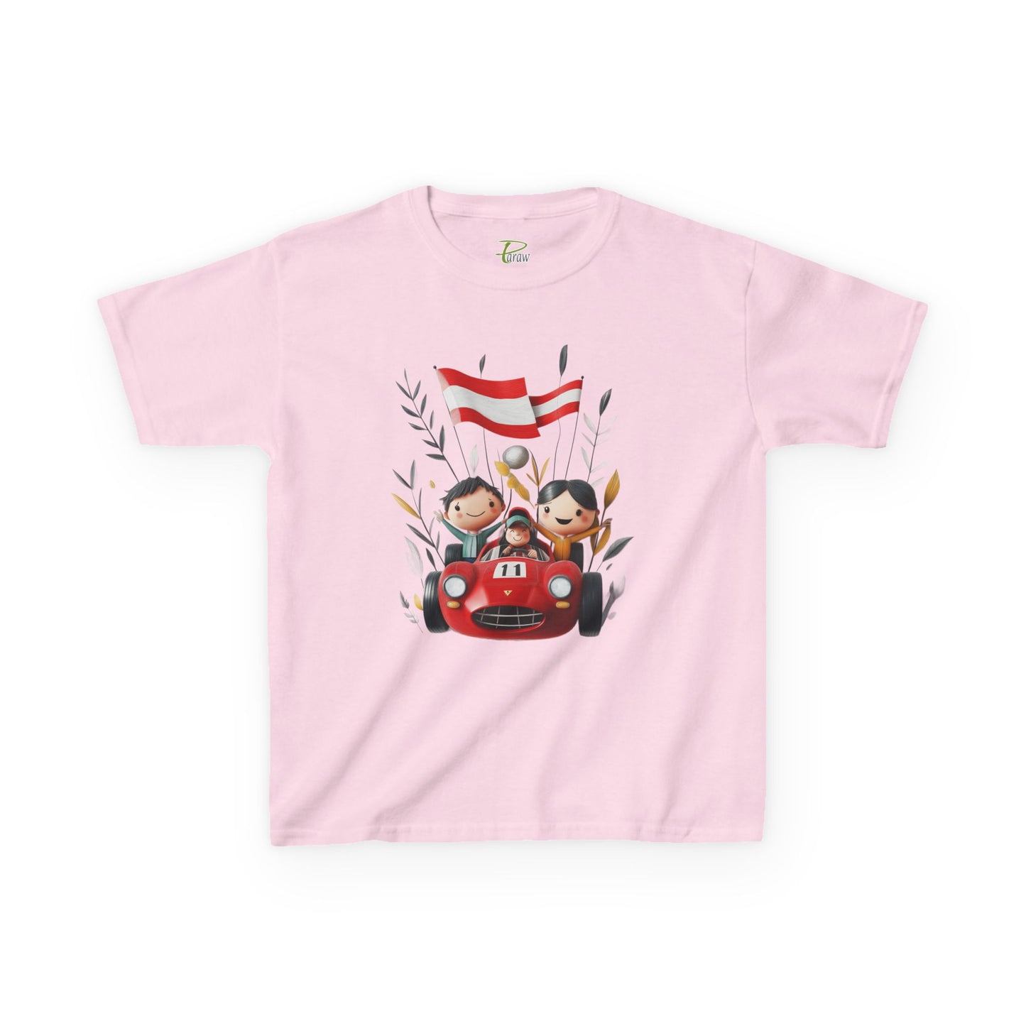 Youth Heavy Cotton™ Tee - Funny Race Car Graphic T-shirt for Kids