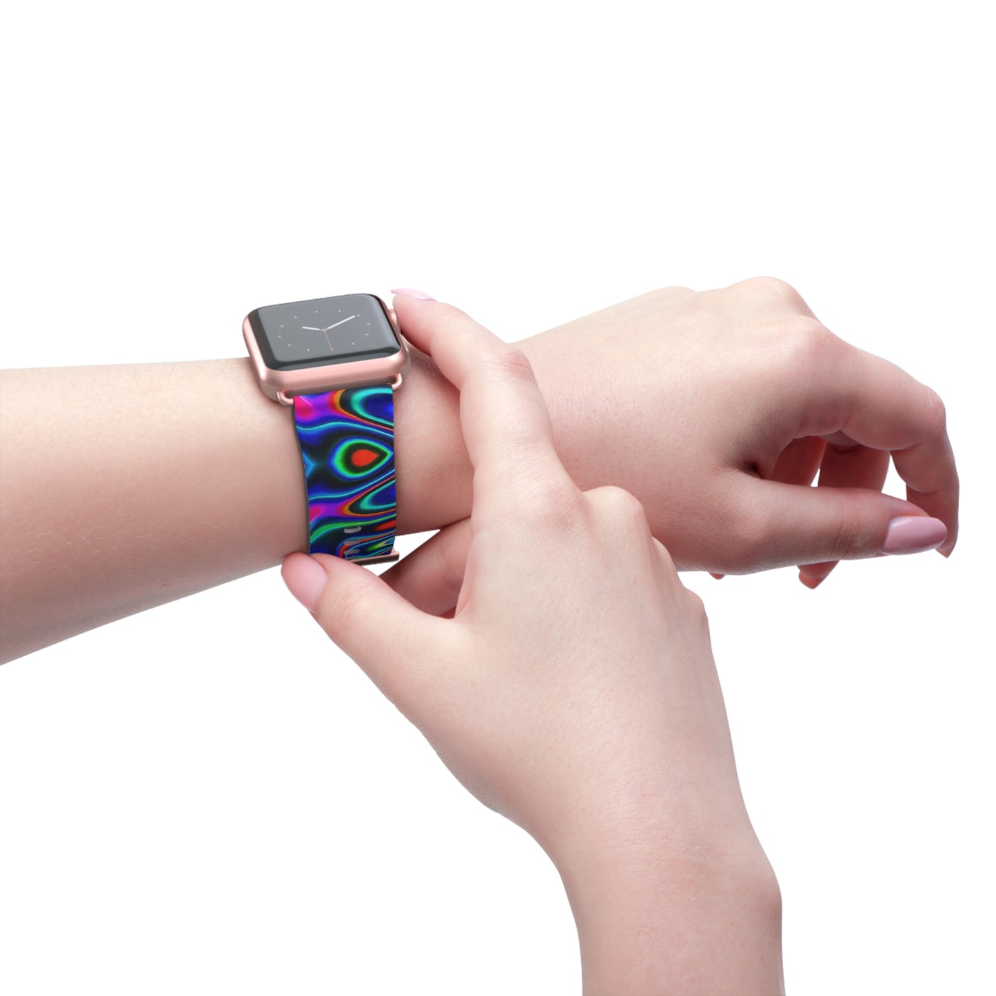 Trippy Liquid Swirl Apple Watch Band