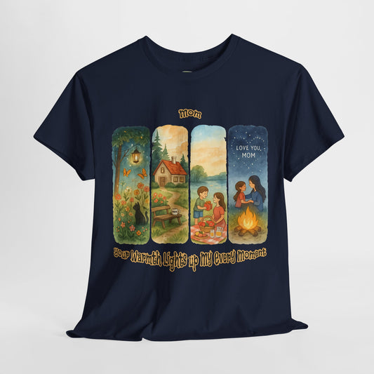 Mom Love Unisex Cotton Tee - Nostalgic & Heartwarming Gift for Mother's Day - Birthday Gift