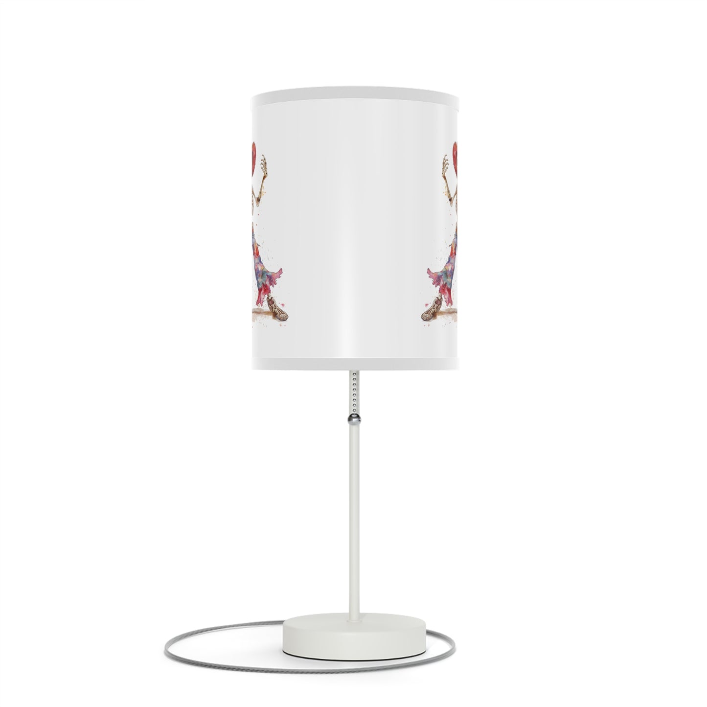Lamp on a Stand, US|CA plug - Watercolor Skeleton Lamp - Table Lamps