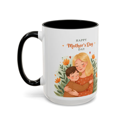Happy Mother's Day Accent Coffee Mug - 11/15oz Gift for Moms
