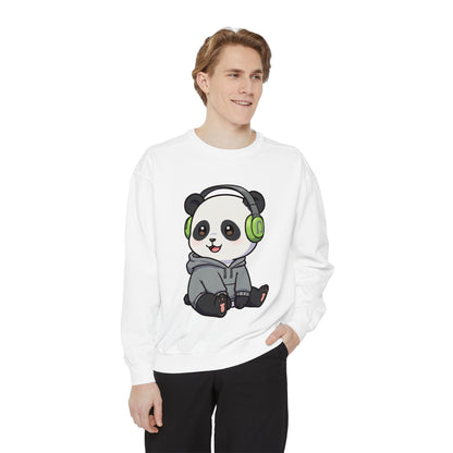 Cute Panda Graphic Sweatshirt - Cozy Unisex Wear for Animal Lovers