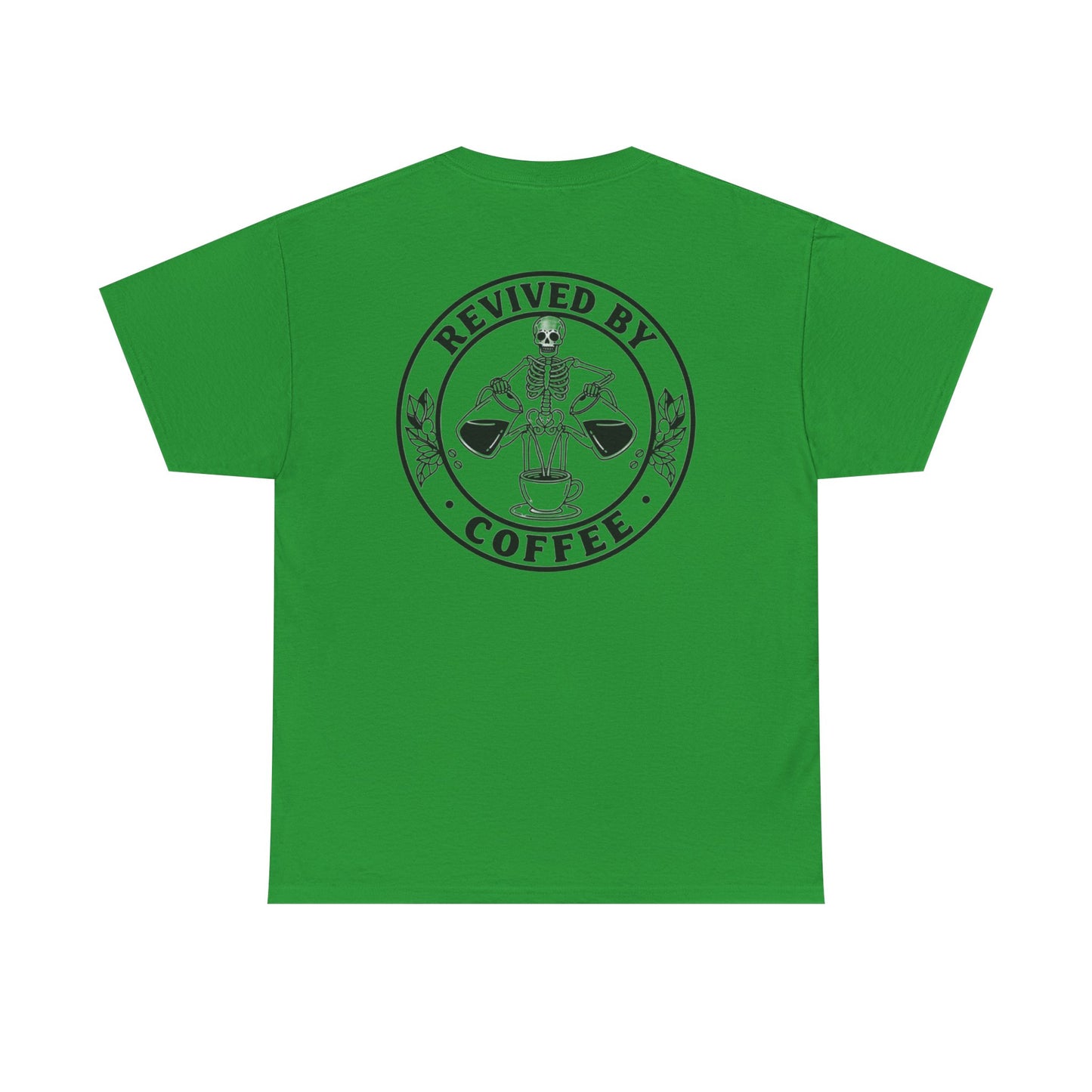 Revived by Coffee Unisex Heavy Cotton Tee - Perfect for Coffee Lovers