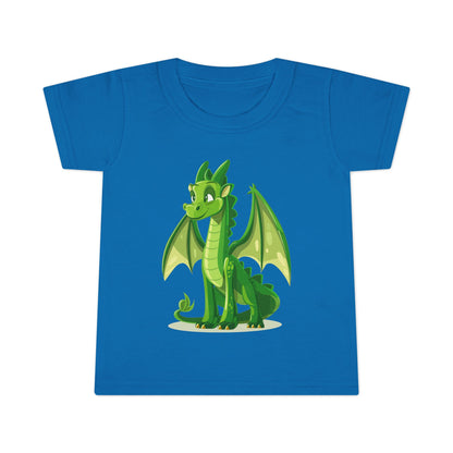 Cute Green Dragon Toddler T-Shirt - Adorable Kids Tee for Playtime and Parties - Unisex Toddler T-Shirt