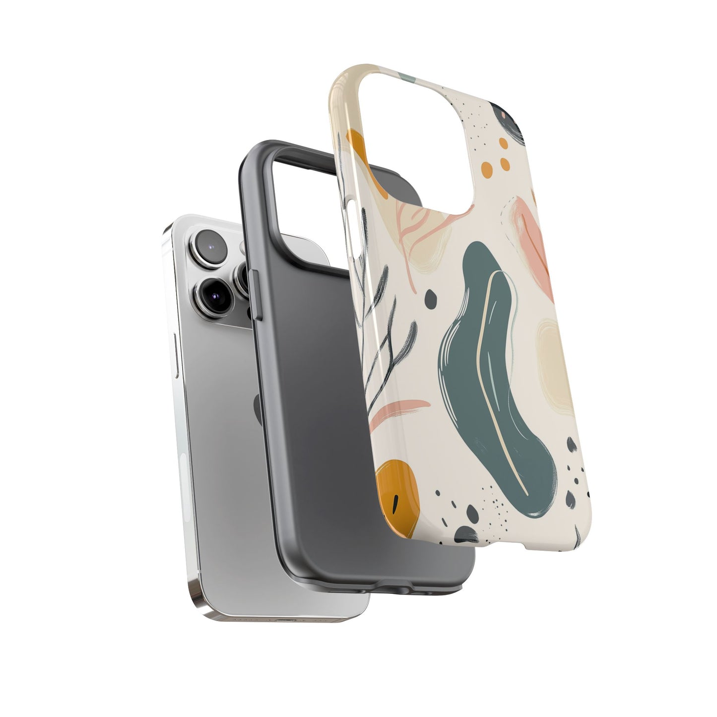 Phone Case with Abstract Art design - iPhone, Samsung, and Google case