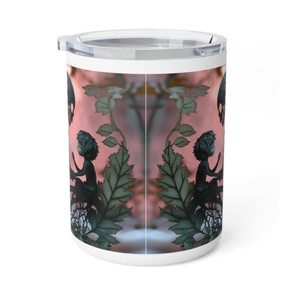 Insulated Coffee Mug - 10oz Elf & Skeleton Travel mug