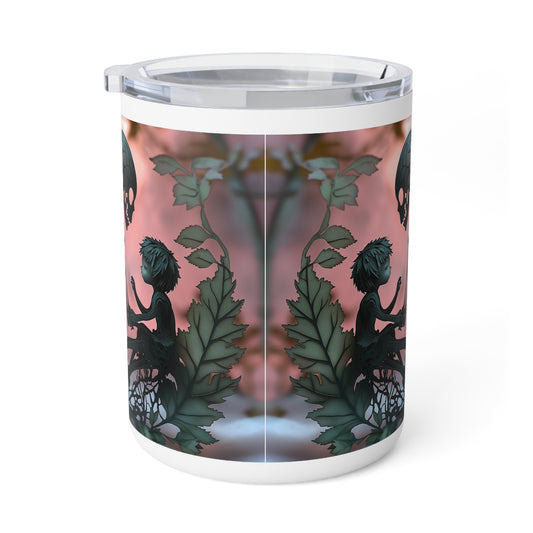 Insulated Coffee Mug - 10oz Elf & Skeleton Travel mug
