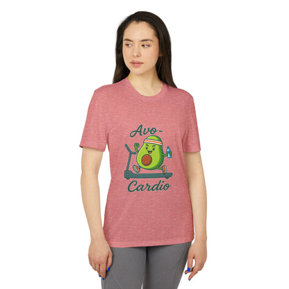 Funny Adidas Avocado Cardio T-Shirt, Unisex Workout Tee, Perfect Gift for Fitness Lovers, Gym Wear, Casual Style, Fitness Enthusiast Apparel