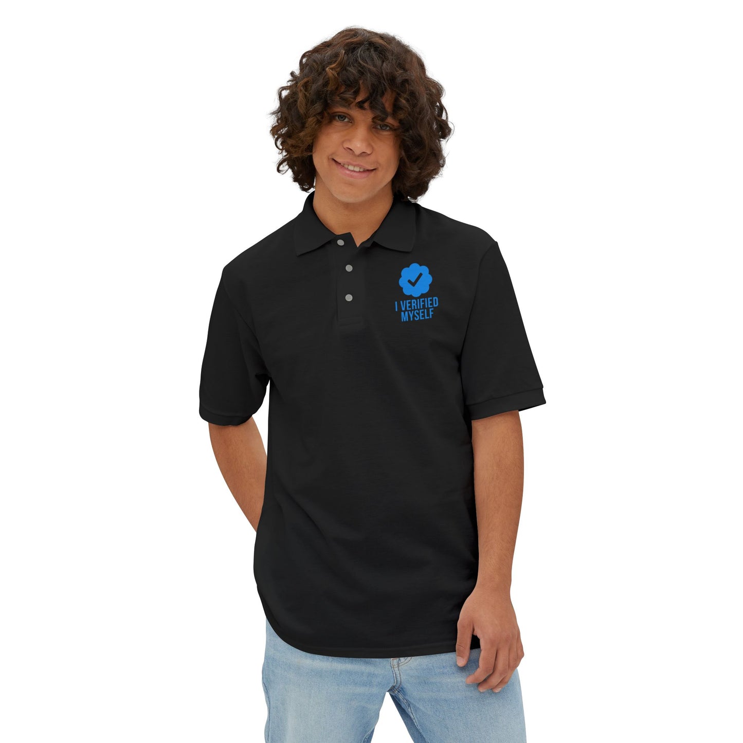 Statement Men's Polo - Casual Style, Everyday Wear, Gift for Him, Weekend Outings, Father's Day Gift