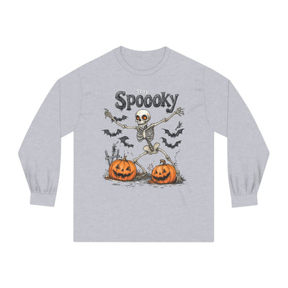 Unisex Classic Long Sleeve T-Shirt - Spooky Long Sleeve Tee