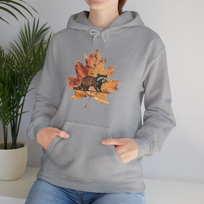 Raccoon Design Hoodie - Unisex Heavy Blend™ Hooded Sweatshirt