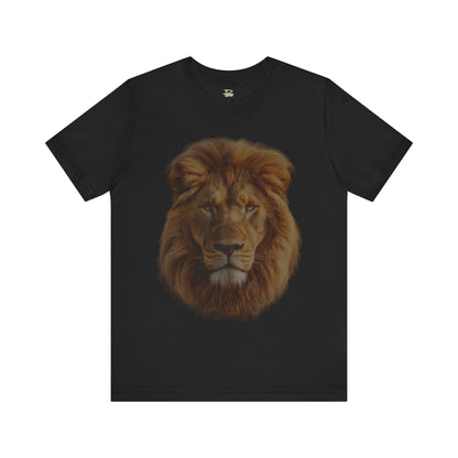 Unisex Lion Portrait Tee - Majestic King of the Jungle T-shirt