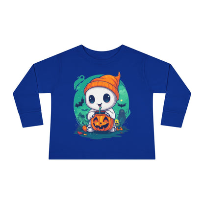 Toddler Long Sleeve Tee - Cute Halloween Design - Soft & Cozy Toddler Shirt