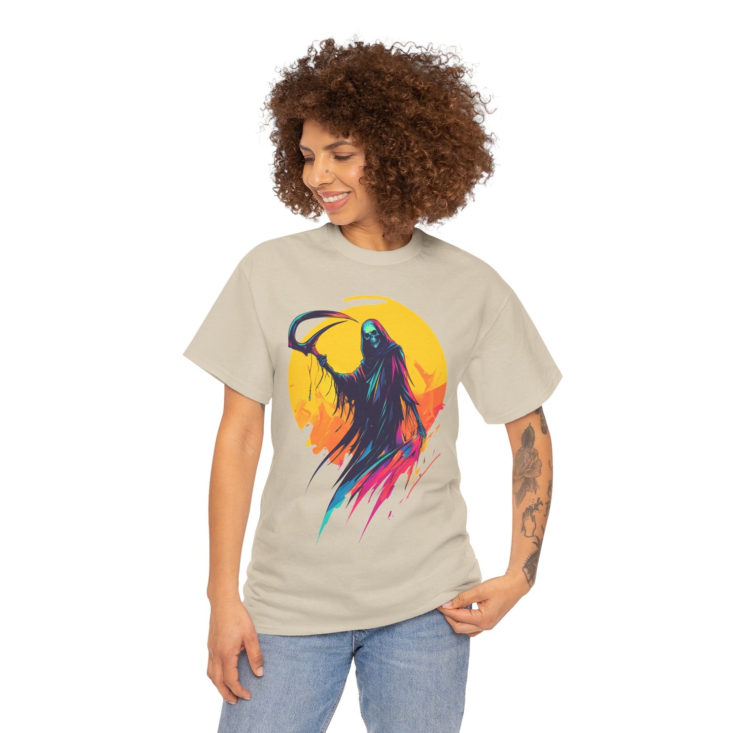 Spooky T-shirt - Unisex Heavy Cotton Tee - Halloween Tee