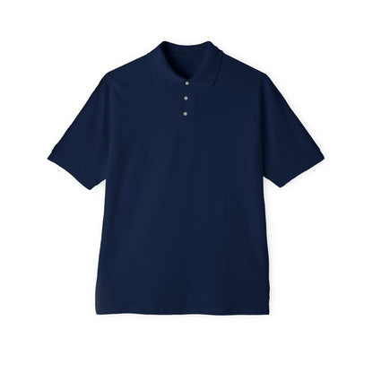 Men's Polo with Bear & Landscape Design - Casual Outdoor Shirt