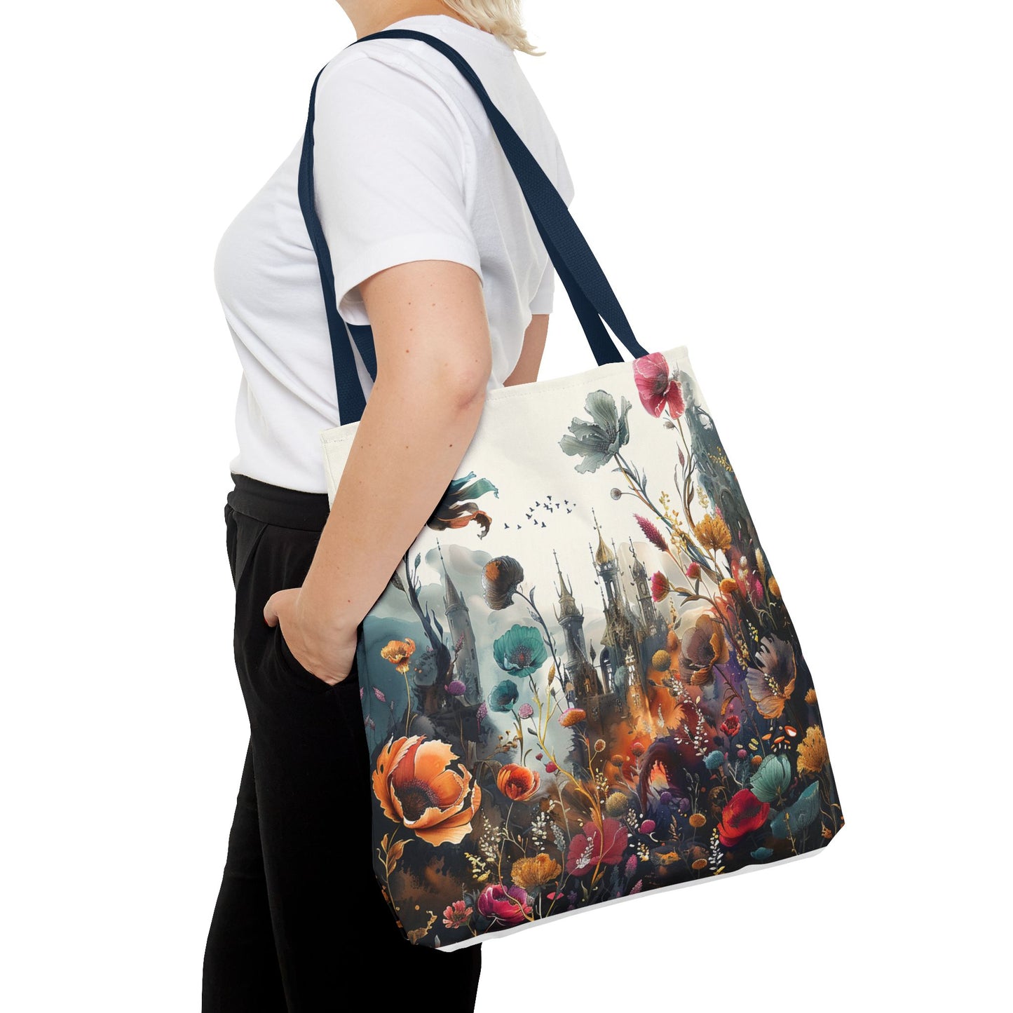 Nature and Castle Tote Bag - Two side print
