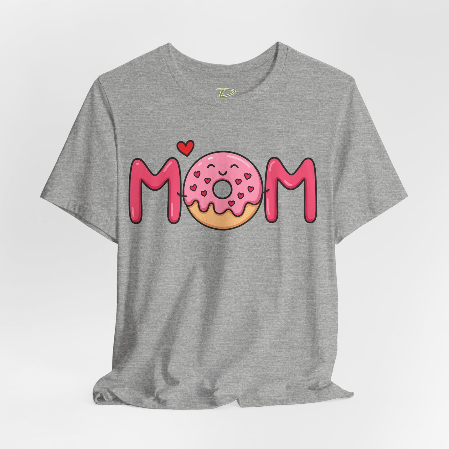 Mom Donut Tee - Lightweight Fabric T-shirt - Mother's Day Gift - Birthday Gift - Funny Gift - Donut Lover Gift