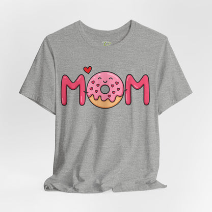 Mom Donut Tee - Lightweight Fabric T-shirt - Mother's Day Gift - Birthday Gift - Funny Gift - Donut Lover Gift