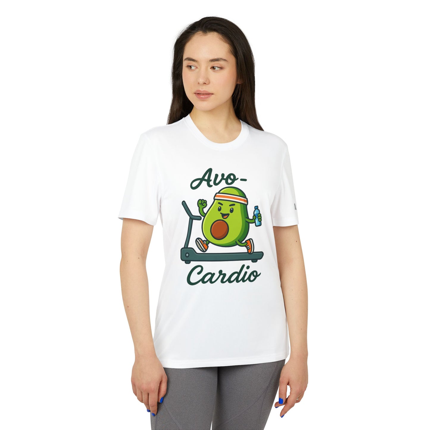 Adidas® Funny Avocado Cardio Workout Tee (Unisex)
