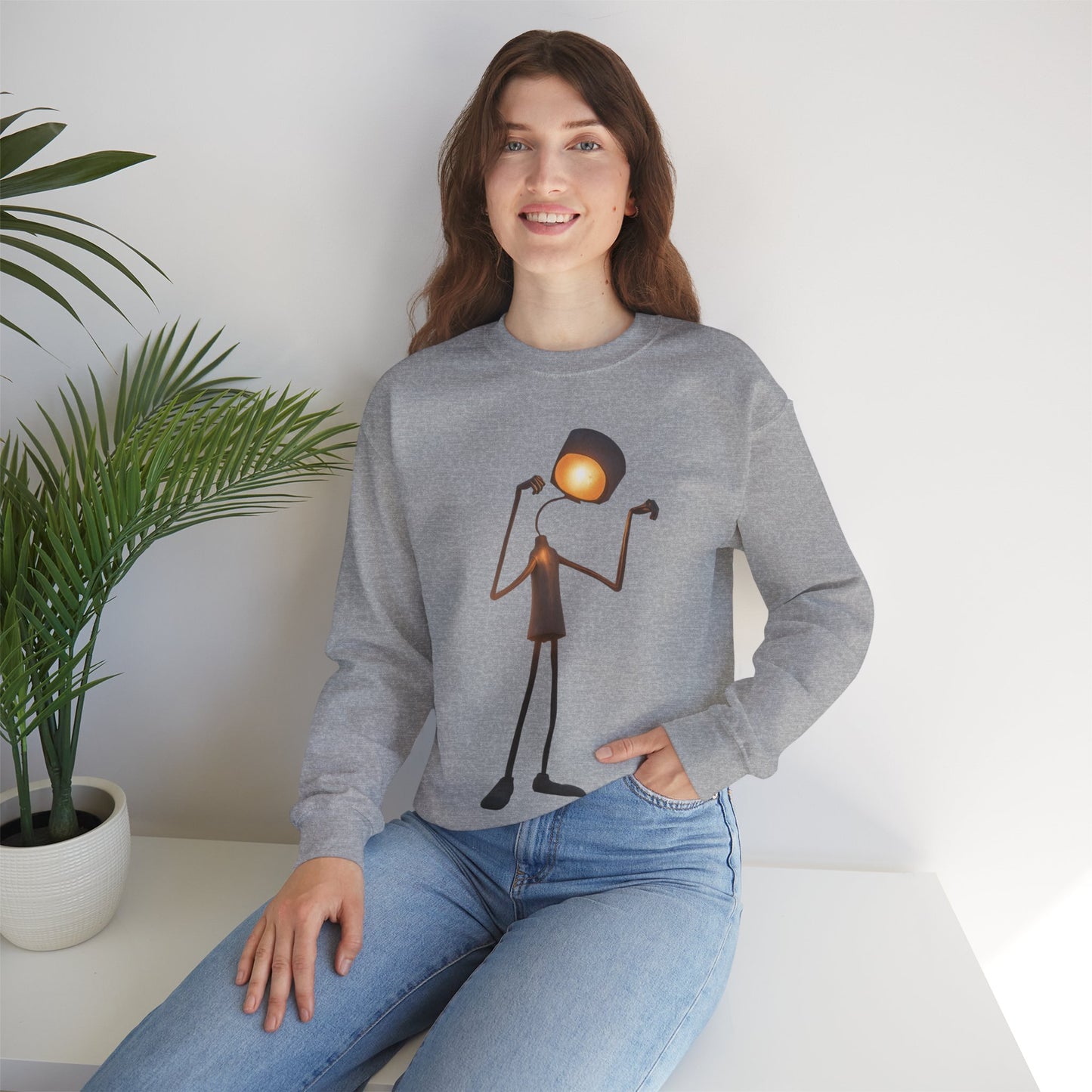 Victory Lamp Crewneck Sweatshirt - Unisex Heavy Blend™ Crewneck Sweatshirt