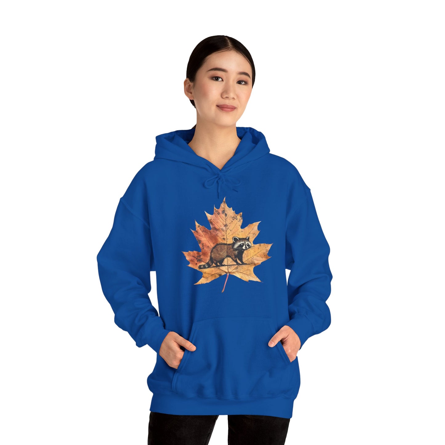 Raccoon Design Hoodie - Unisex Heavy Blend™ Hooded Sweatshirt