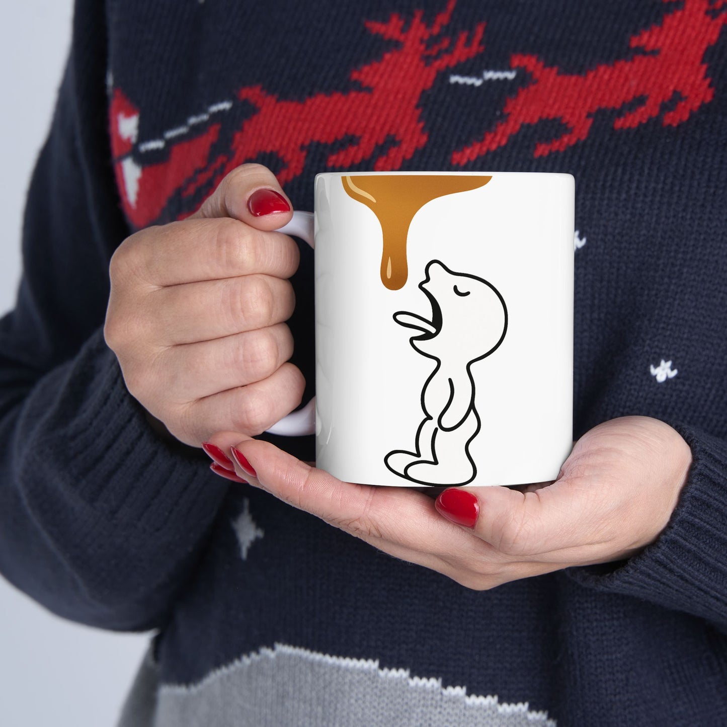 Cute Ceramic Mug - 11oz & 15oz - Perfect for Coffee Lovers