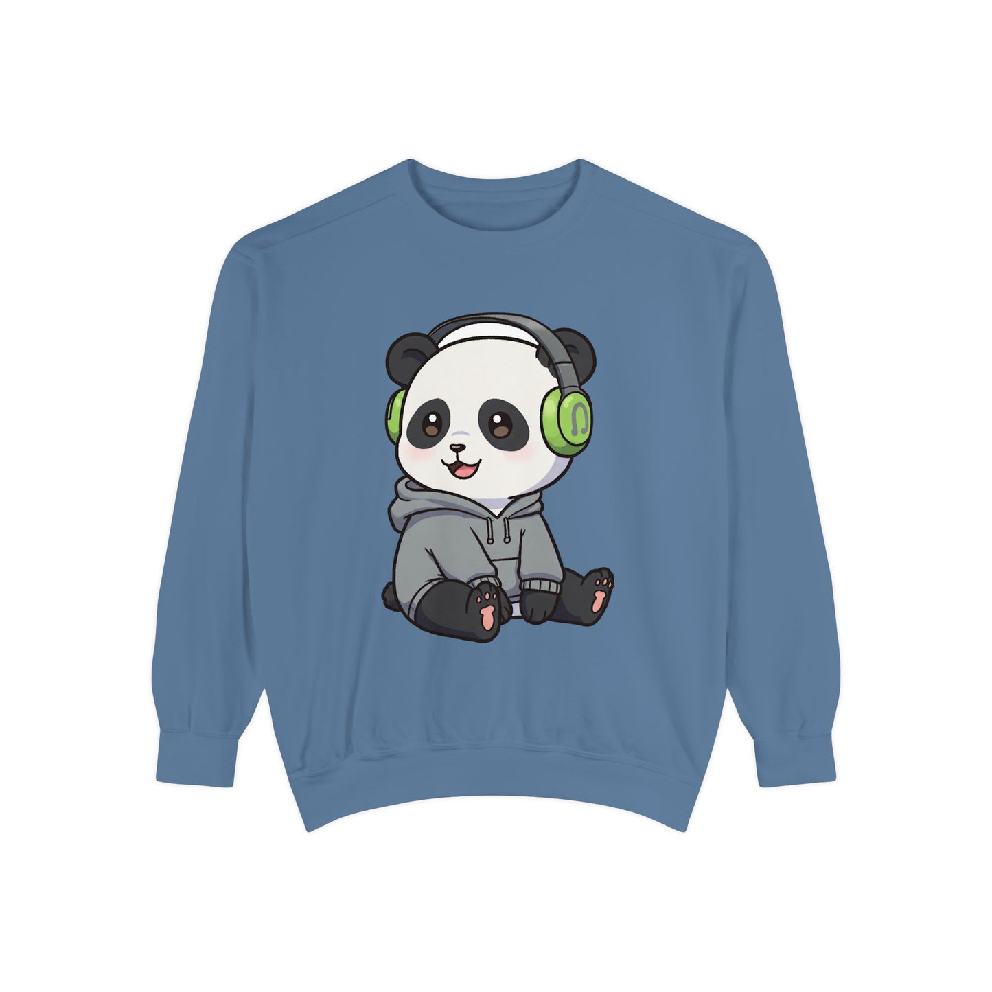 Cute Panda Graphic Sweatshirt - Cozy Unisex Wear for Animal Lovers