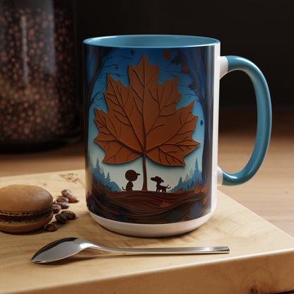 Autumn Leaf Ceramic Mug (11oz, 15oz)