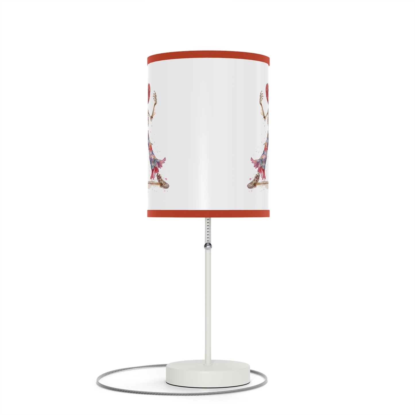 Lamp on a Stand, US|CA plug - Watercolor Skeleton Lamp - Table Lamps