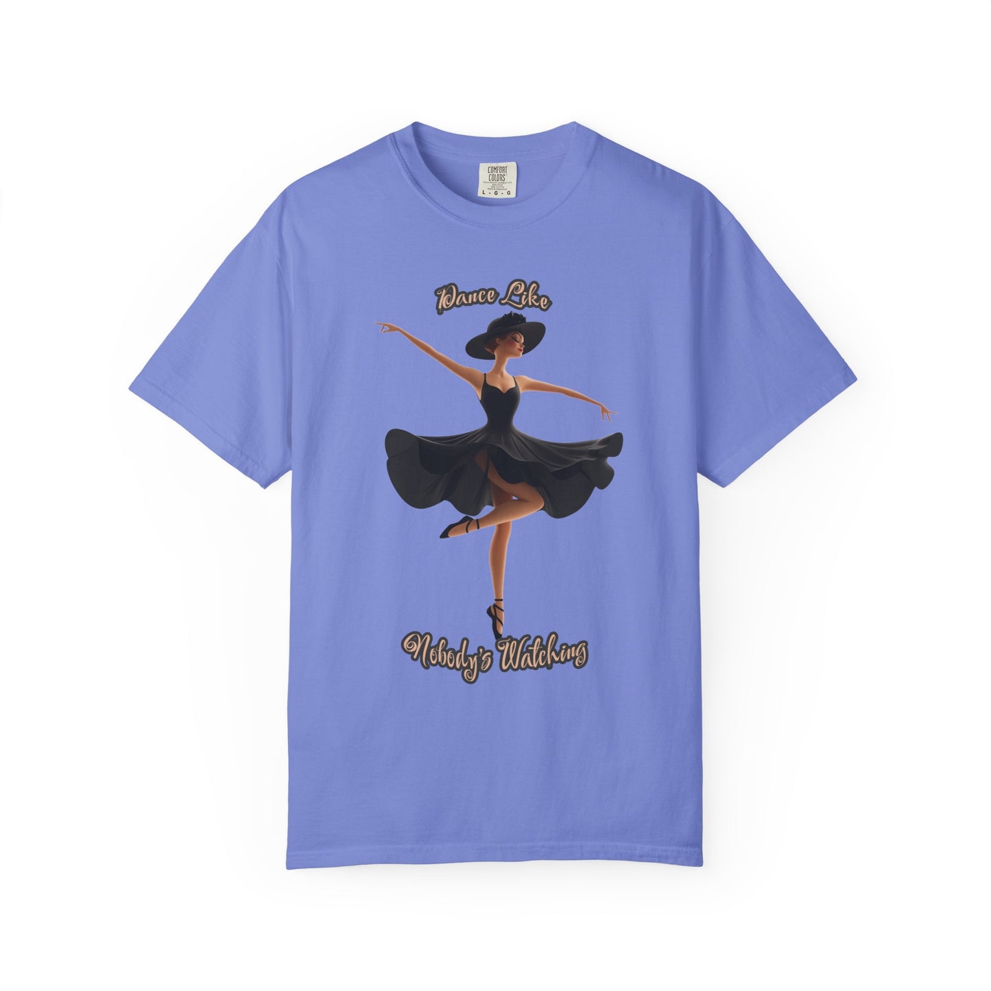 Ballet Inspired Woman's T-Shirt - 'Dance Like Nobody's Watching'