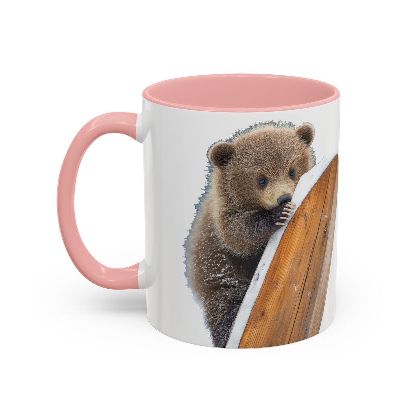 Bear Accent Watercolor Coffee Mug, (11oz, 15oz)