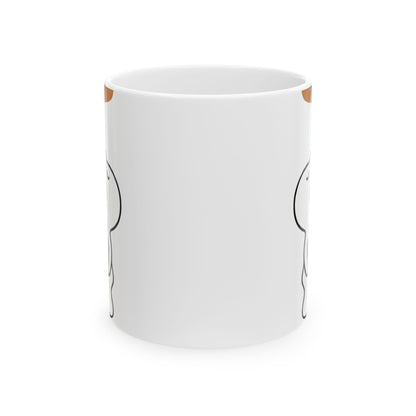 Cute Ceramic Mug - 11oz & 15oz - Perfect for Coffee Lovers