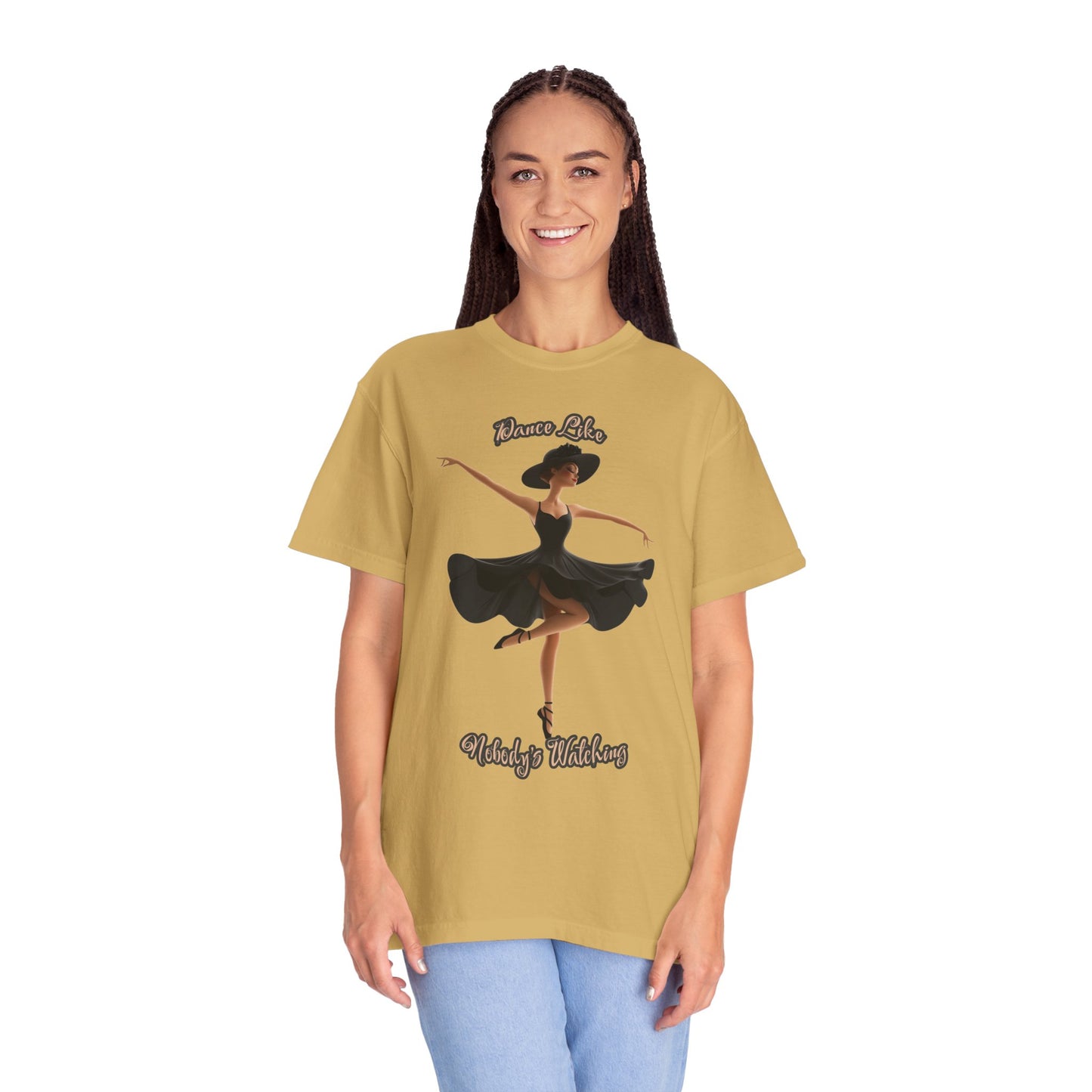 Ballet Inspired Woman's T-Shirt - 'Dance Like Nobody's Watching'