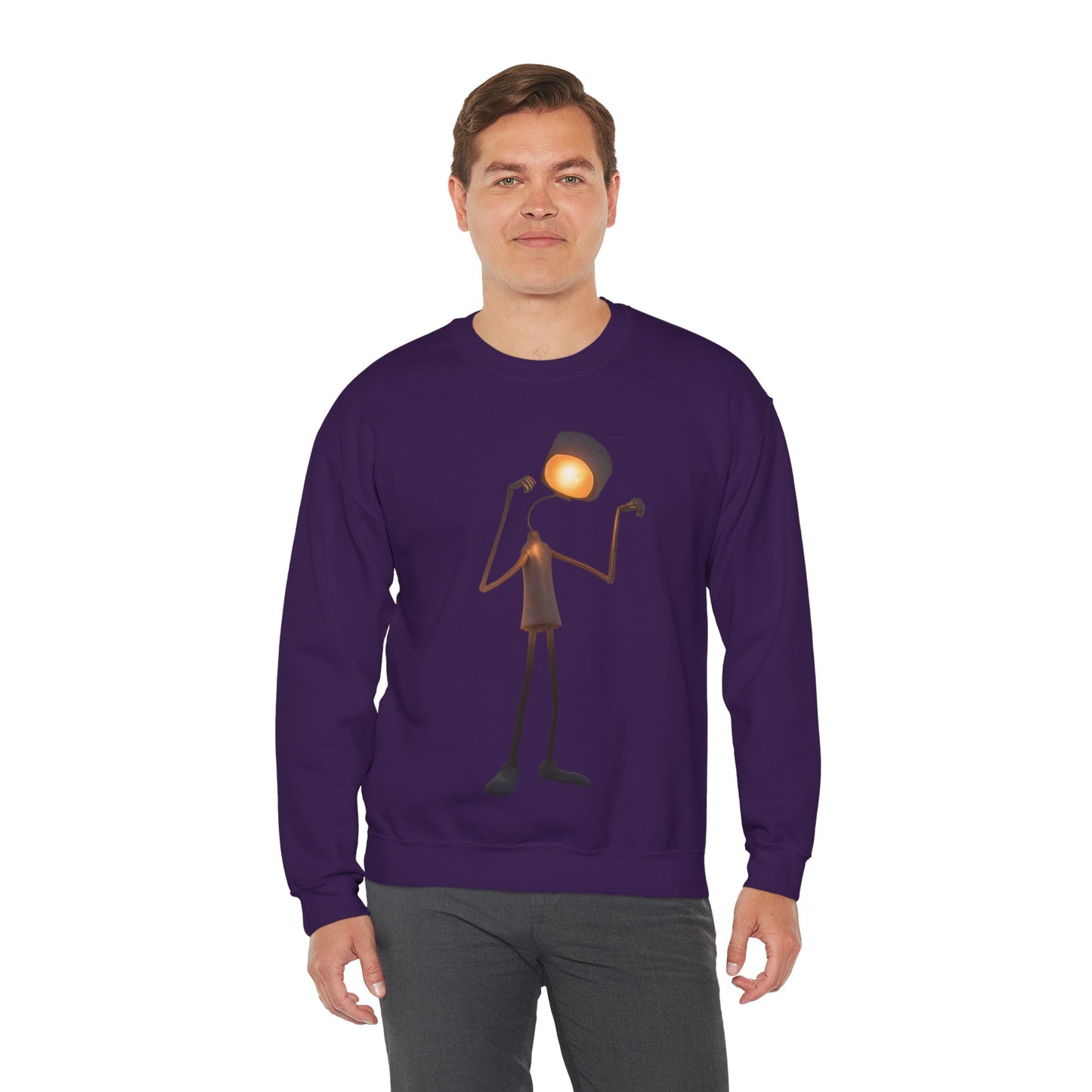 Victory Lamp Crewneck Sweatshirt - Unisex Heavy Blend™ Crewneck Sweatshirt