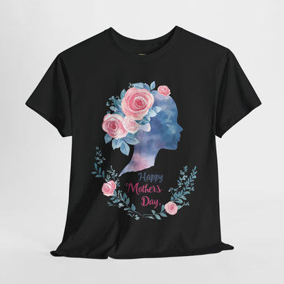 Floral Mother’s Day Heavy Cotton Tee - Gift for Mom