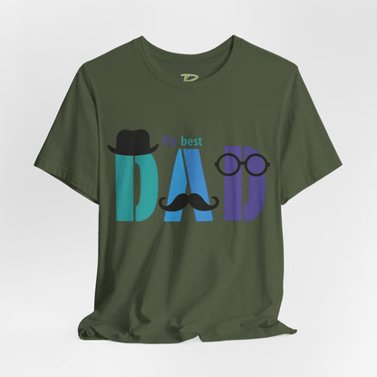 My Best Dad Tee, Father's Day Gift, Dad Shirt, Gift for Dad, Casual Wear, Birthday Gift for Dad