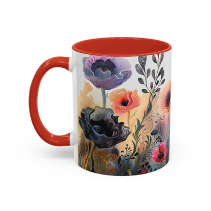 Accent Watercolor Coffee Mug, (11, 15oz)