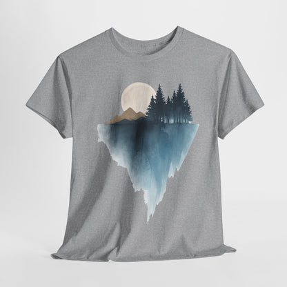 Scenic Nature Unisex Cotton Tee - Adventure Awaits